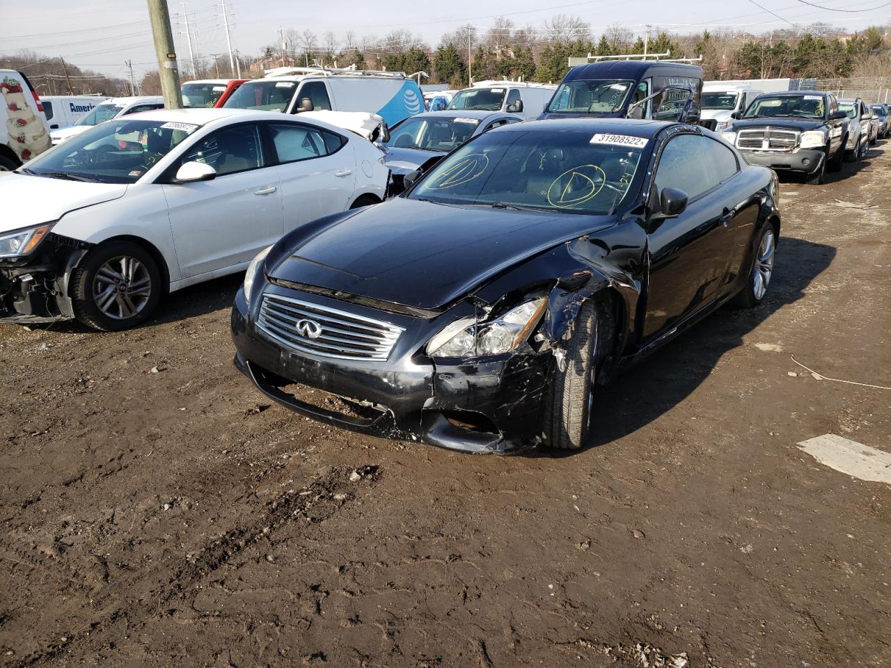 Photo 9 from auction – 2008 INFINITI G37 BASE with VIN JNKCV64E48M125416