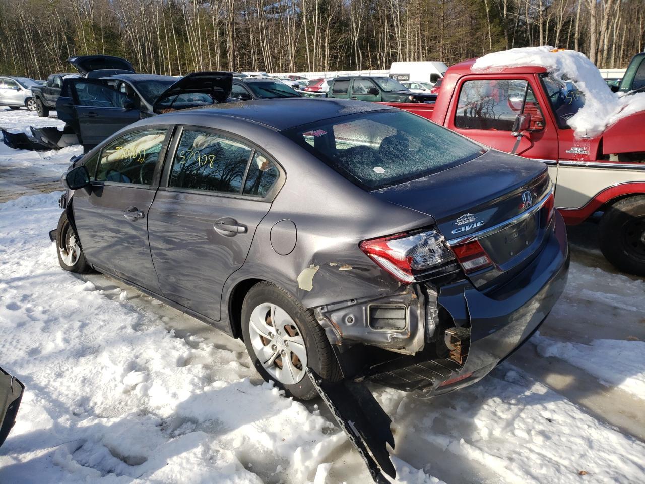 Photo 3 from auction – 2015 HONDA CIVIC LX with VIN 19XFB2F56FE266142