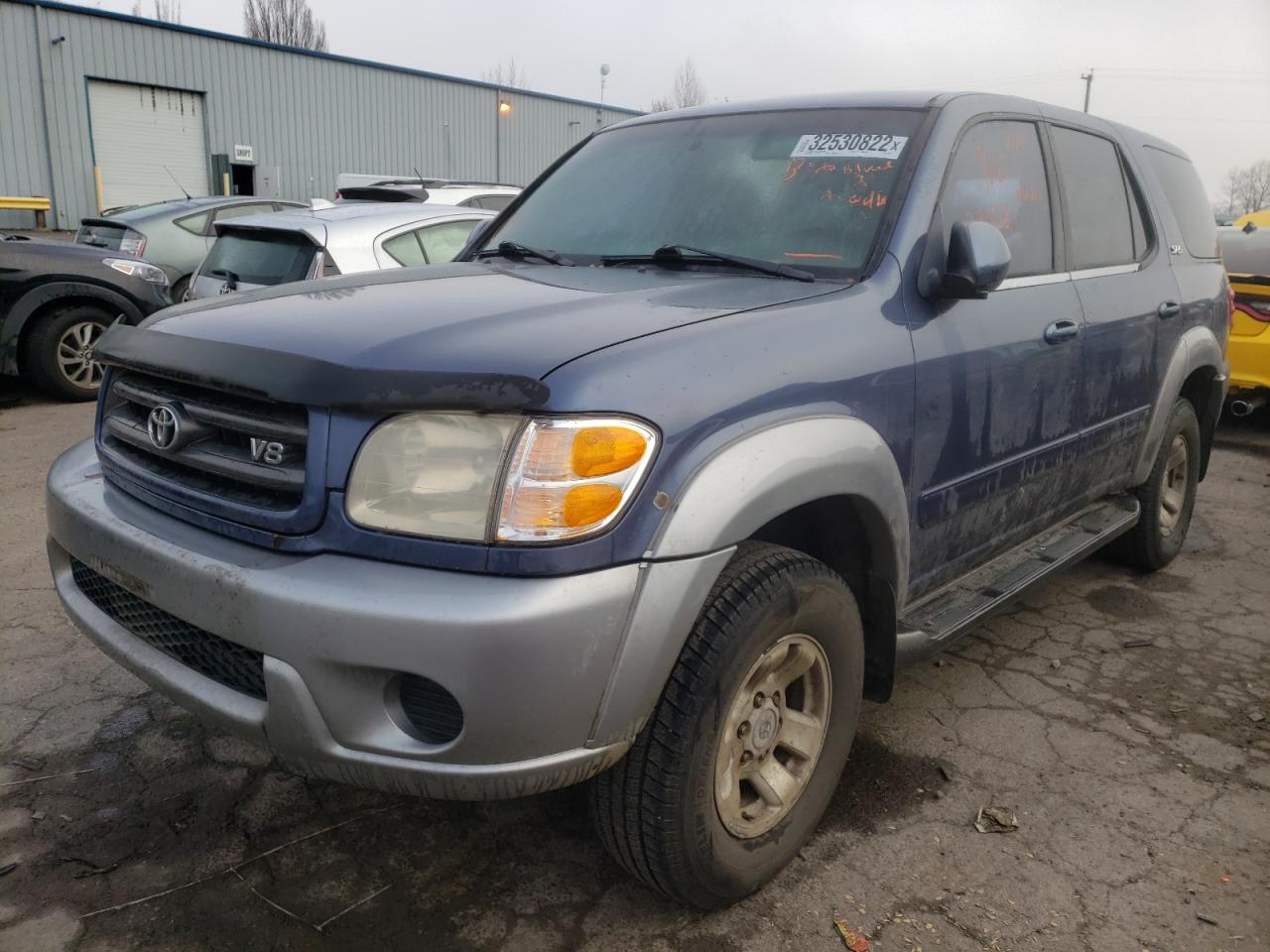 Photo 2 from auction – 2001 TOYOTA SEQUOIA SR with VIN 5TDBT44A91S004704