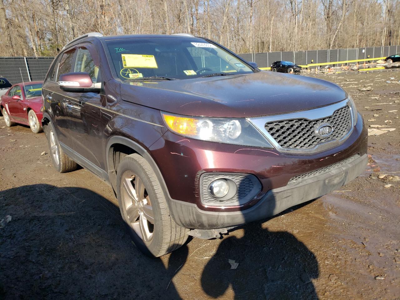 KIA SORENTO EX 2012 with VIN 5XYKU4A68CG263018 - Photo from auction