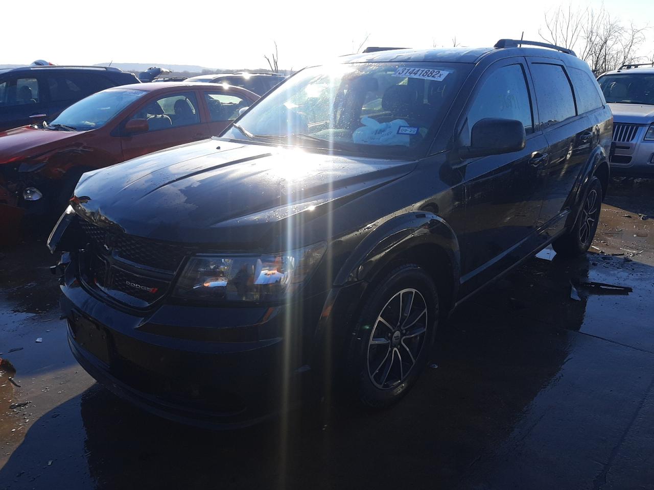 Photo 2 from auction – 2018 DODGE JOURNEY SE with VIN 3C4PDCAB6JT515268