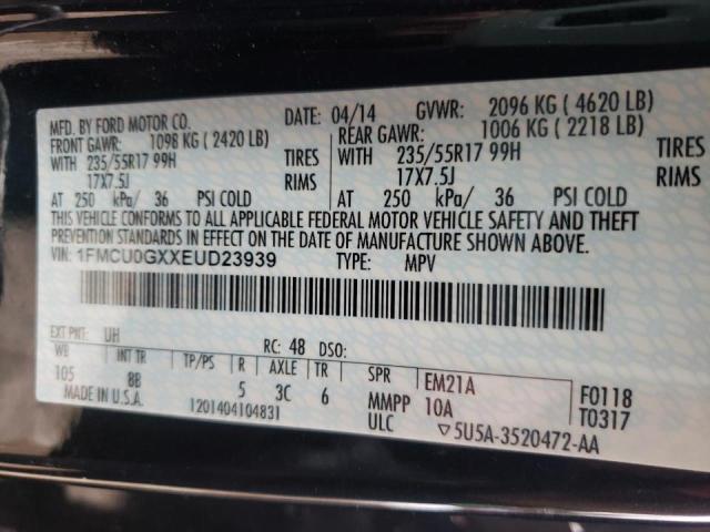 Photo 10 from auction – 2014 FORD ESCAPE SE with VIN 1FMCU0GXXEUD23939