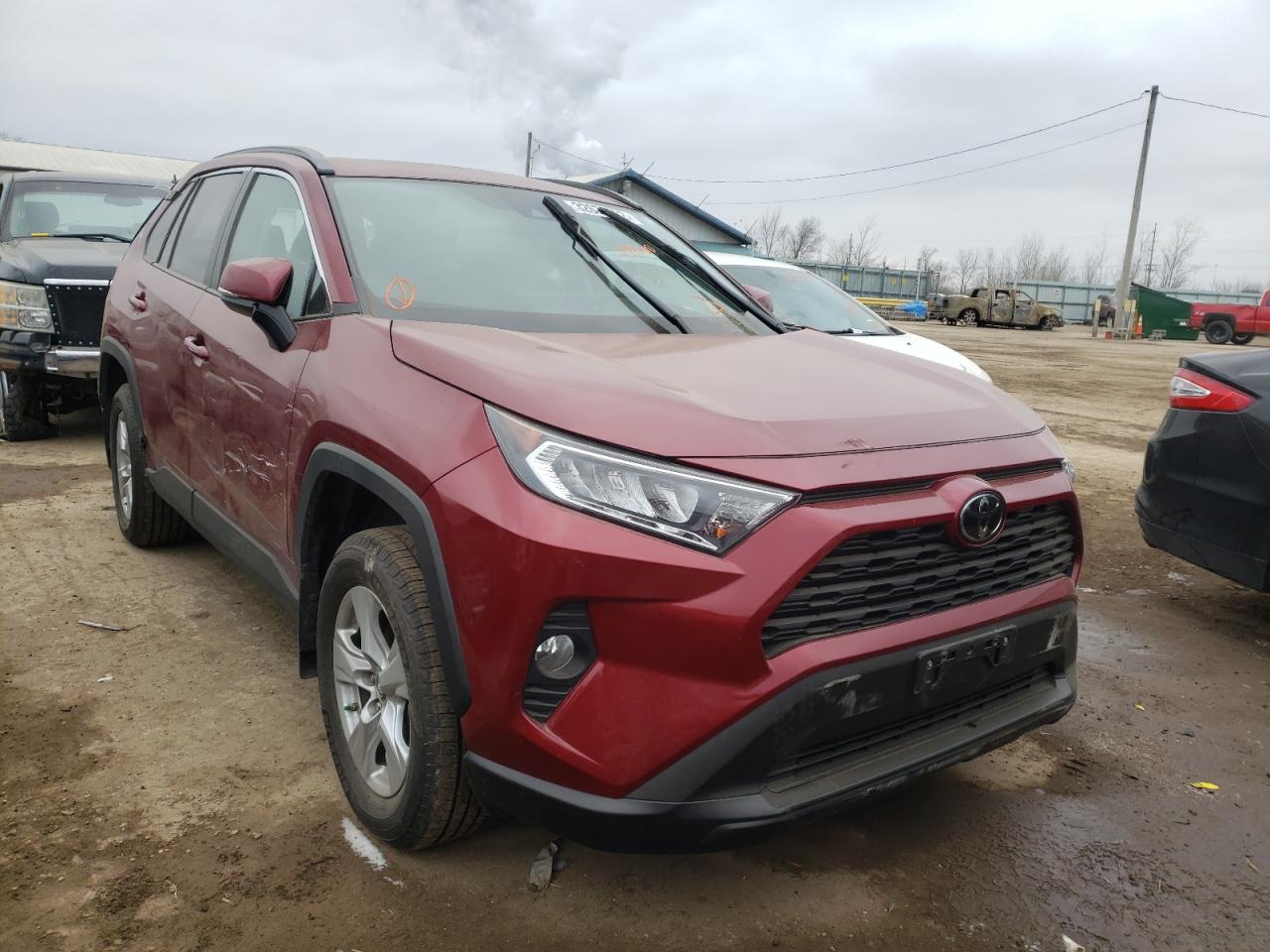 TOYOTA RAV4 XLE 2019 with VIN 2T3P1RFV1KW034160 - Photo from auction
