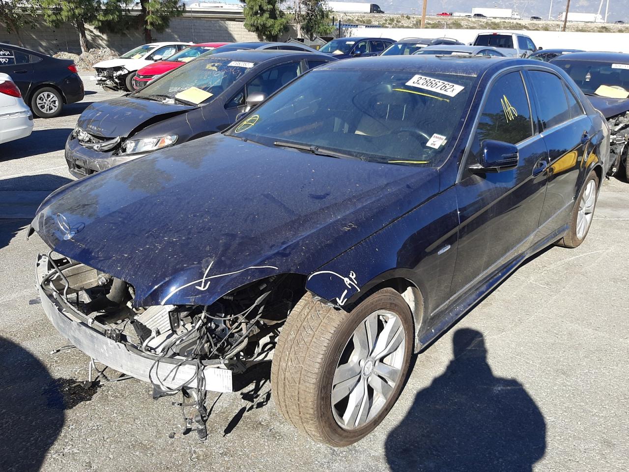 Photo 2 from auction – 2012 MERCEDES-BENZ E 350 BLUE with VIN WDDHF2EB1CA523894