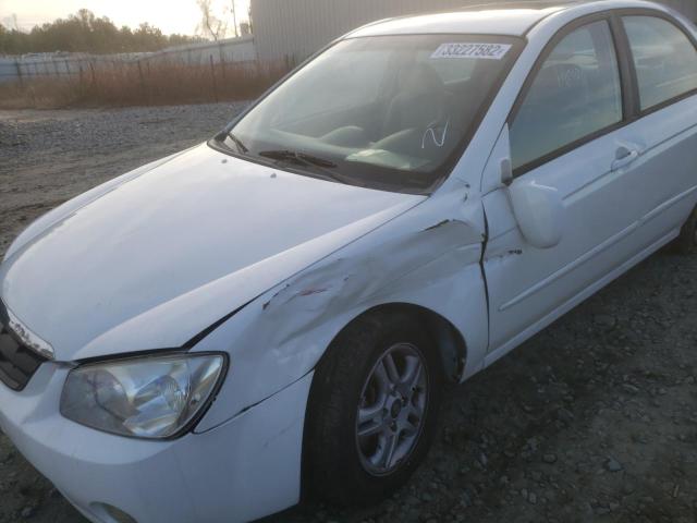 Photo 9 from auction – 2004 KIA SPECTRA LX with VIN KNAFE121845029307