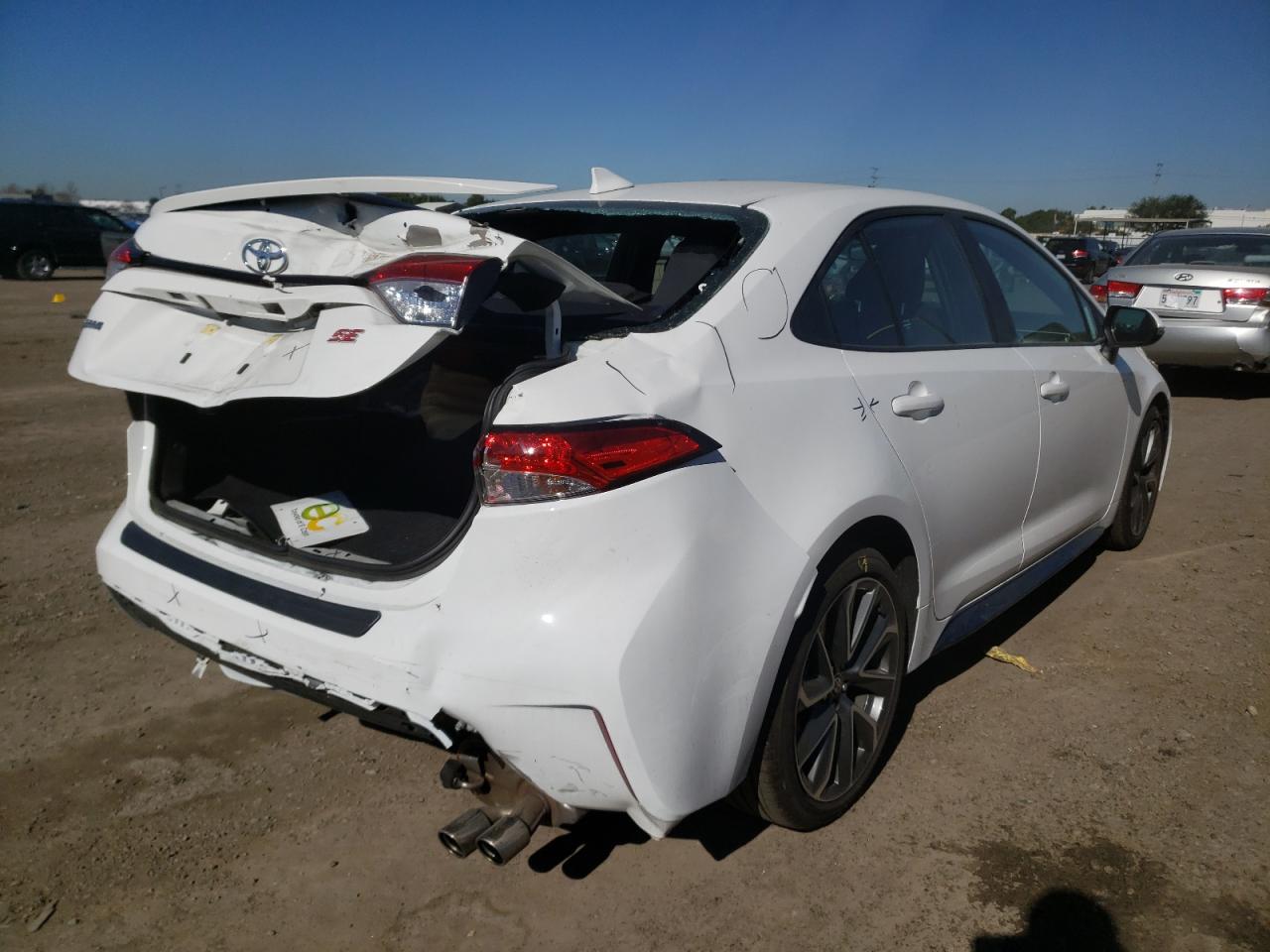 Photo 4 from auction – 2021 TOYOTA COROLLA SE with VIN 5YFS4MCEXMP085887