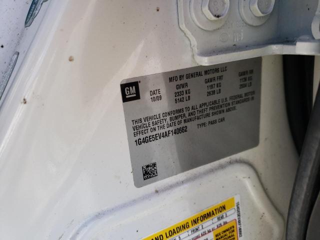 Photo 10 from auction – 2010 BUICK LACROSSE C with VIN 1G4GE5EV4AF140662