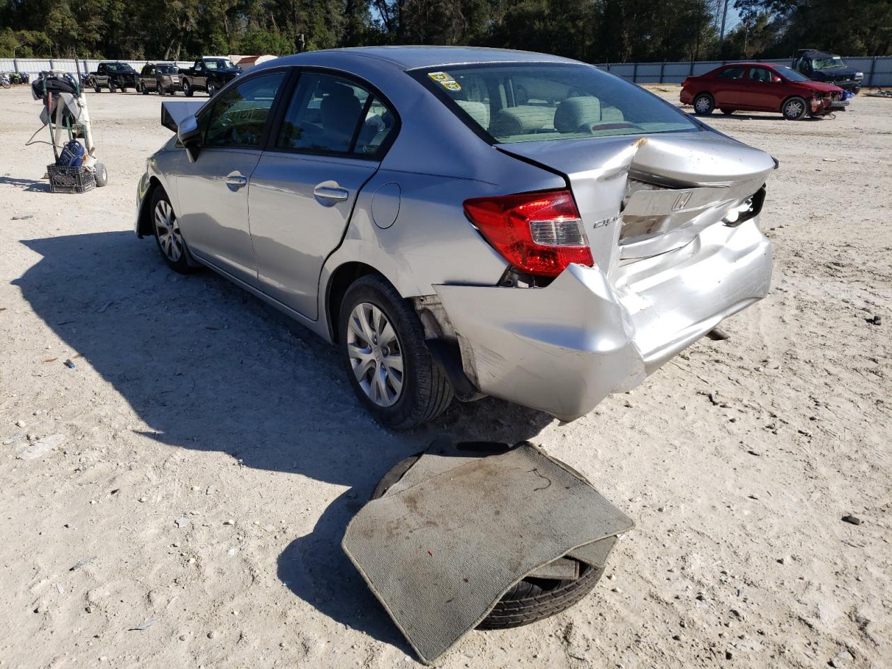 Photo 3 from auction – 2012 HONDA CIVIC LX with VIN 19XFB2F5XCE091339