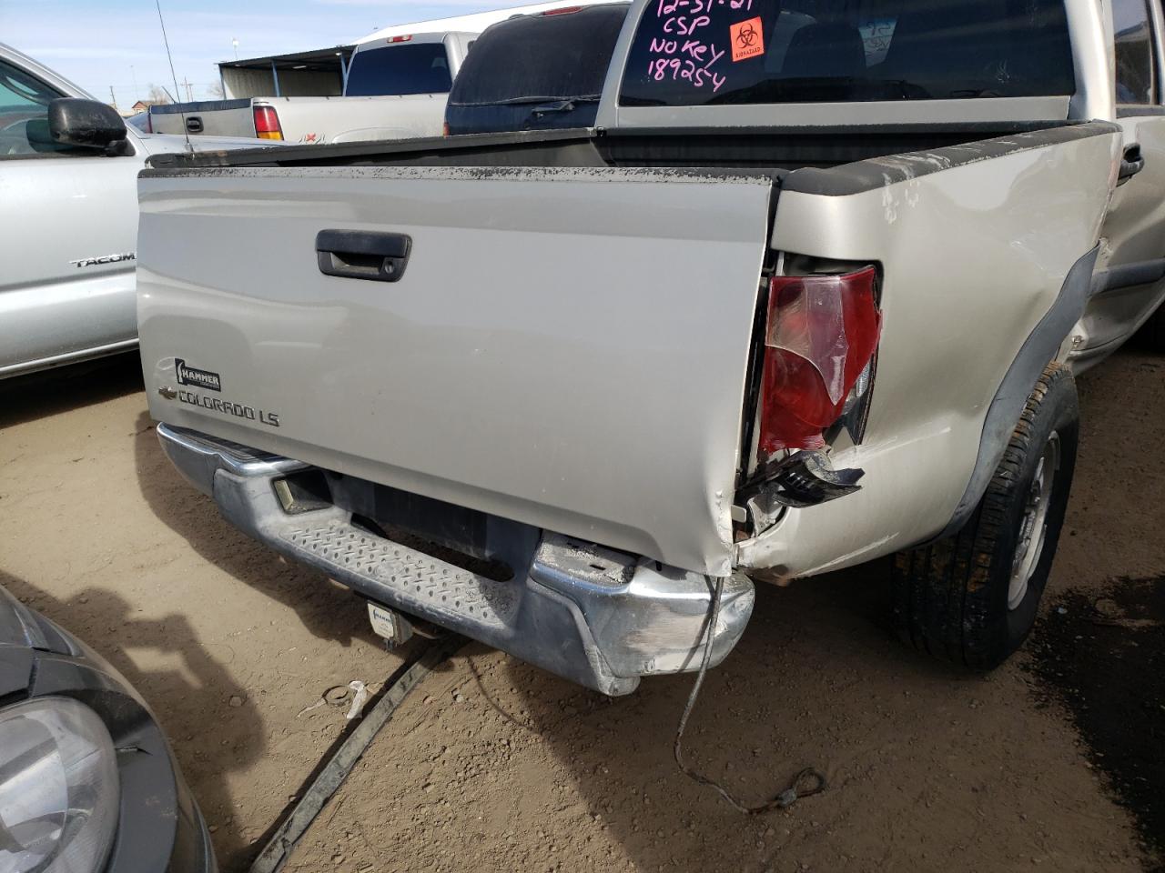 Photo 9 from auction – 2004 CHEVROLET COLORADO with VIN 1GCDT136048189254