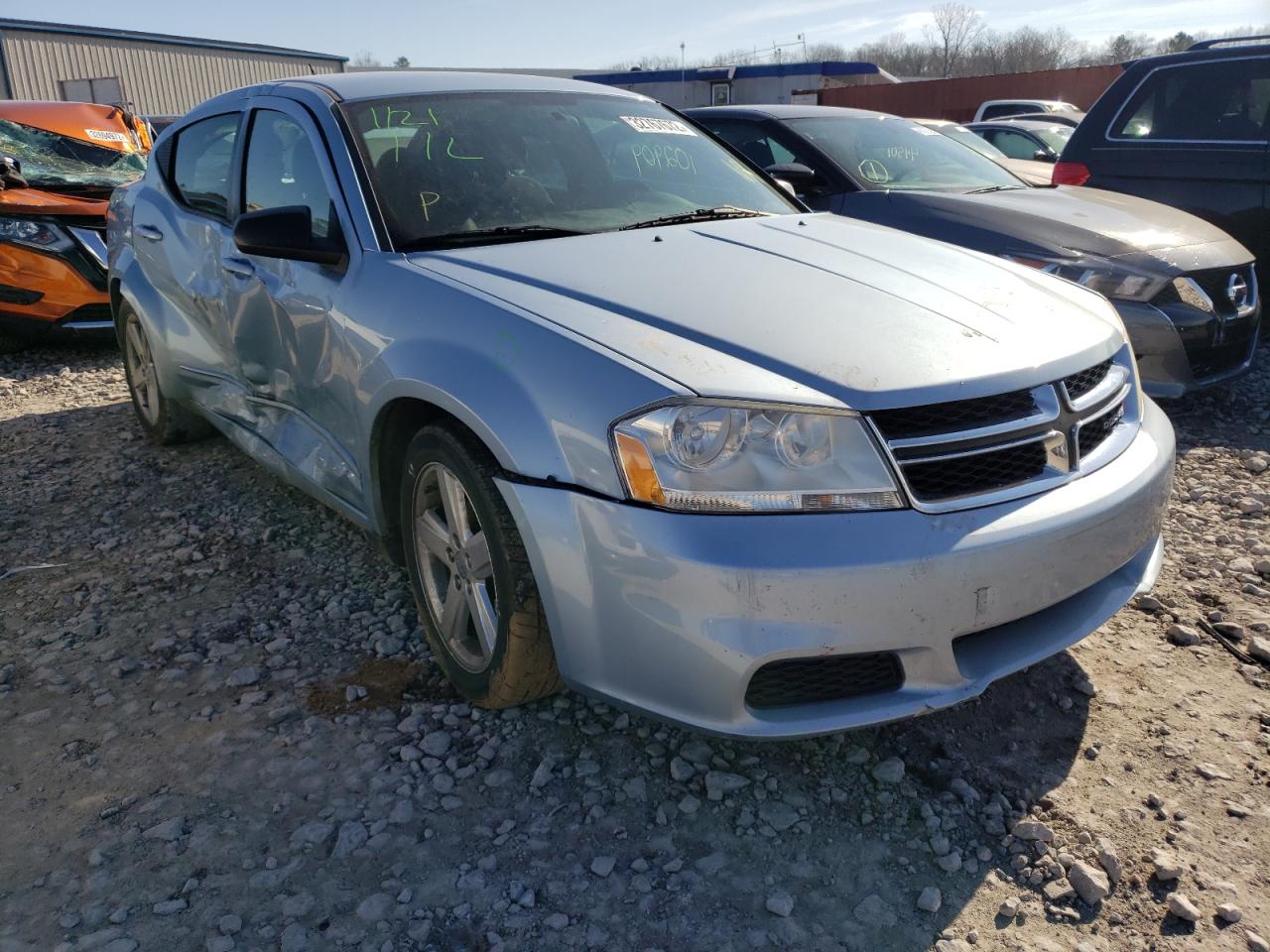 DODGE AVENGER SE 2013 with VIN 1C3CDZAB6DN613064 - Photo from auction