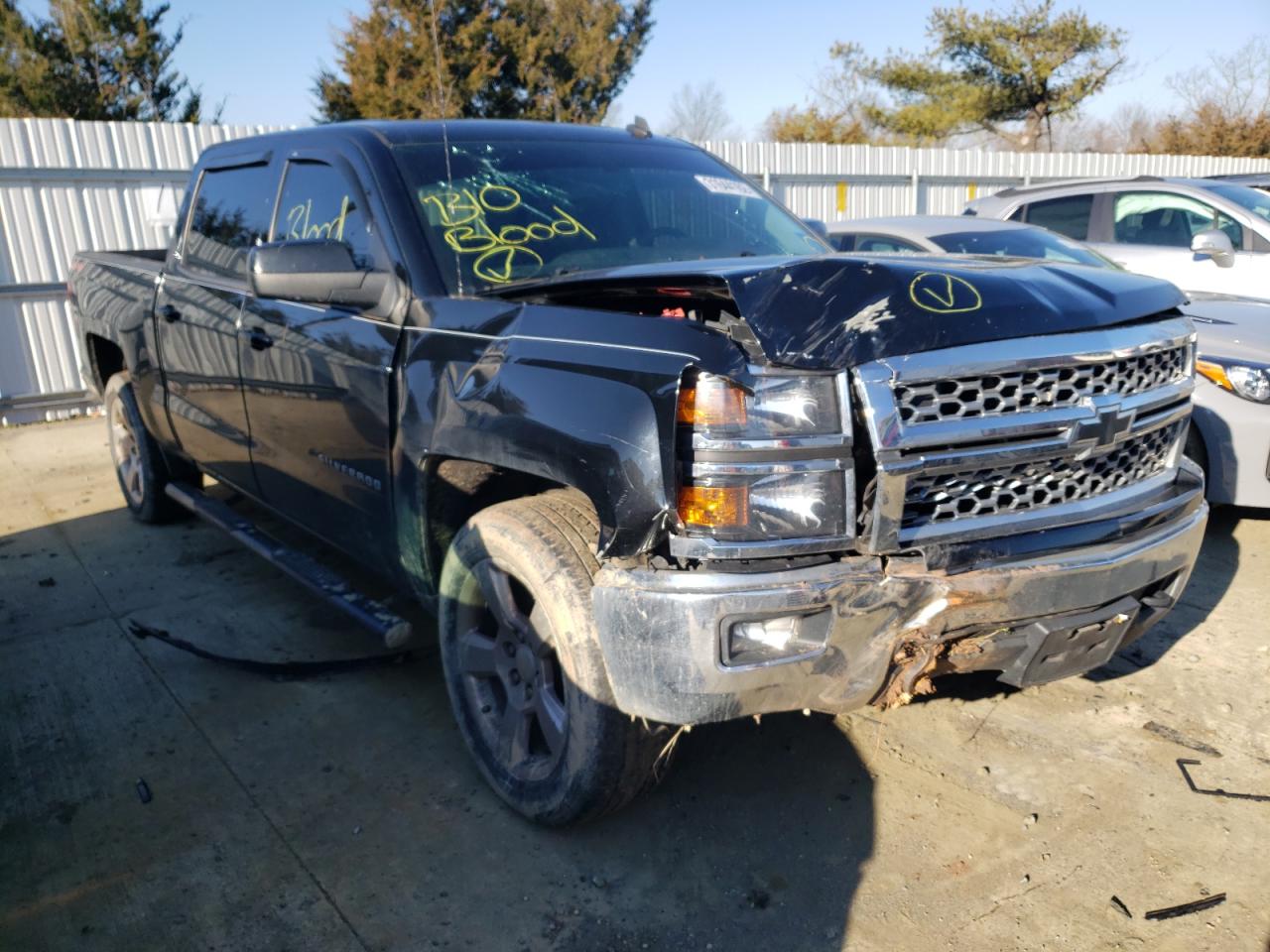 CHEVROLET SILVERADO 2014 with VIN 3GCUKREC2EG406884 - Photo from auction