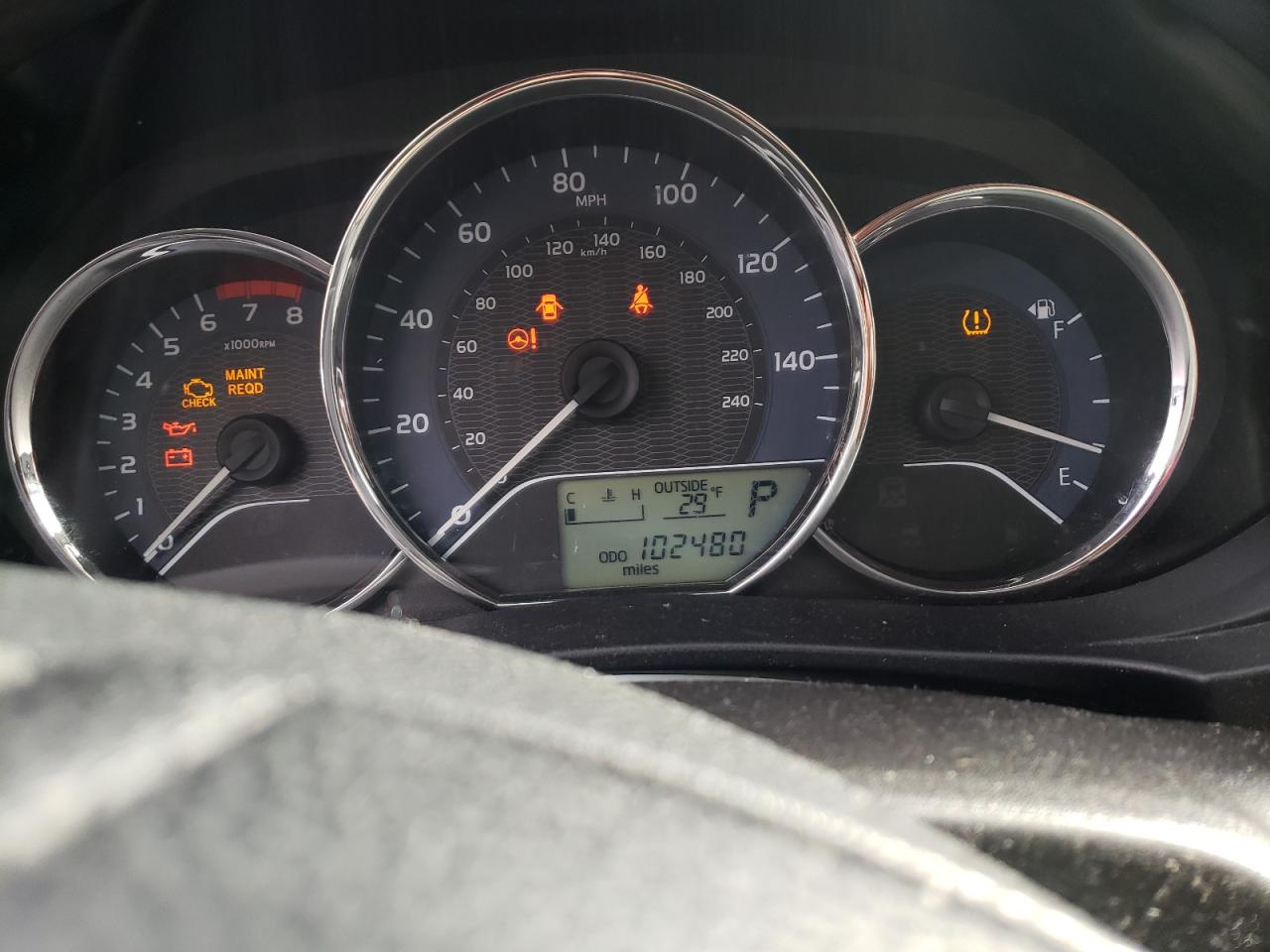 Photo 8 from auction – 2016 TOYOTA COROLLA L with VIN 2T1BURHE6GC612432