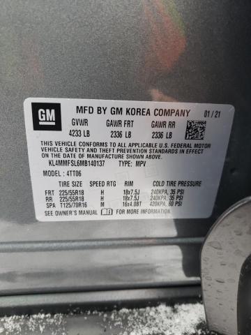Photo 10 from auction – 2021 BUICK ENCORE GX with VIN KL4MMFSL6MB140137