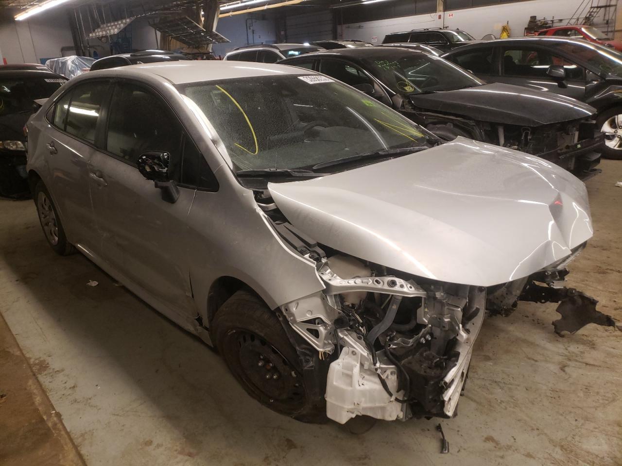 TOYOTA COROLLA LE 2021 with VIN JTDEPMAEXMJ186729 - Photo from auction