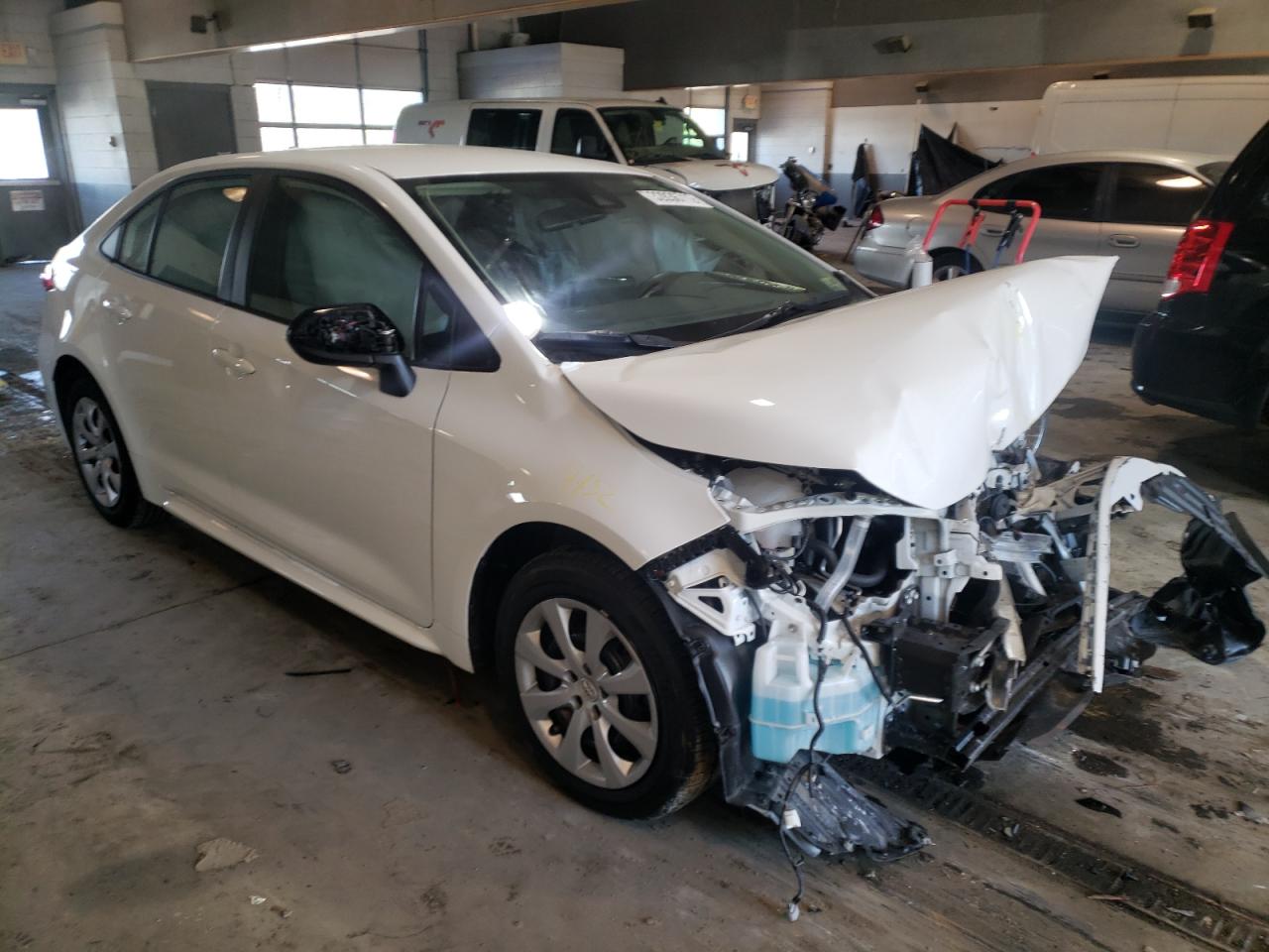 TOYOTA COROLLA LE 2021 with VIN 5YFEPMAEXMP226349 - Photo from auction