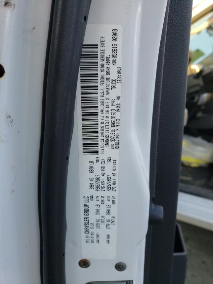 Photo 10 from auction – 2010 DODGE RAM 1500 with VIN 3D7JB1ET6AG191613