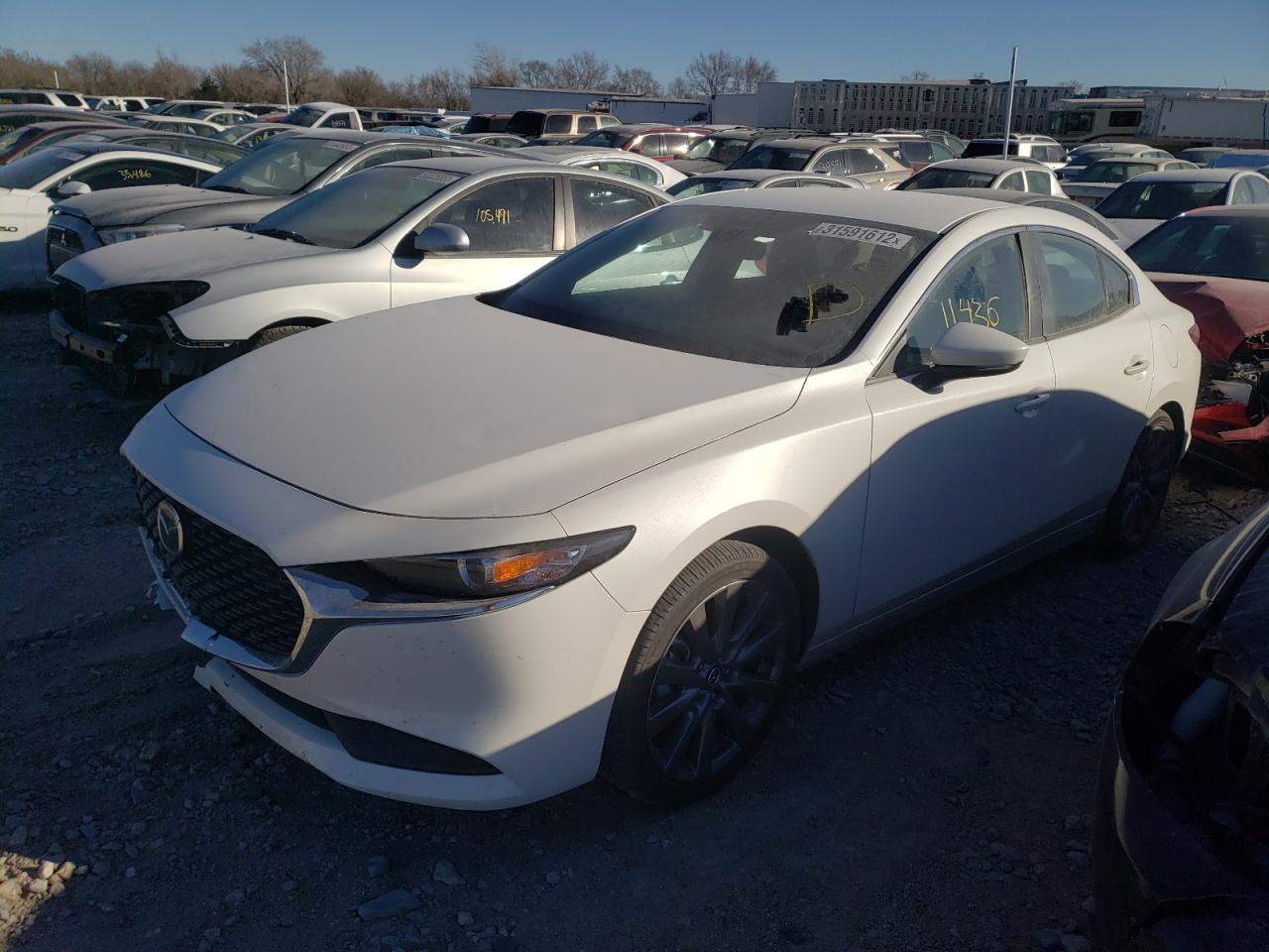 Photo 2 from auction – 2021 MAZDA 3 SELECT with VIN JM1BPABL0M1339455