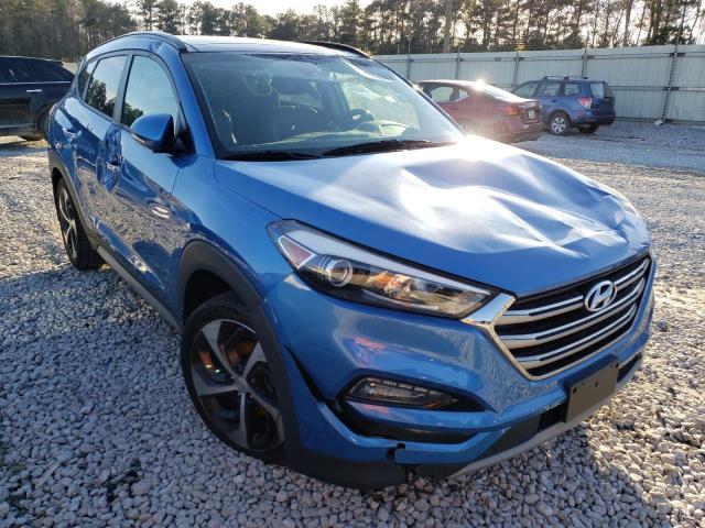 HYUNDAI TUCSON VAL 2018 with VIN KM8J3CA29JU623894 - Photo from auction