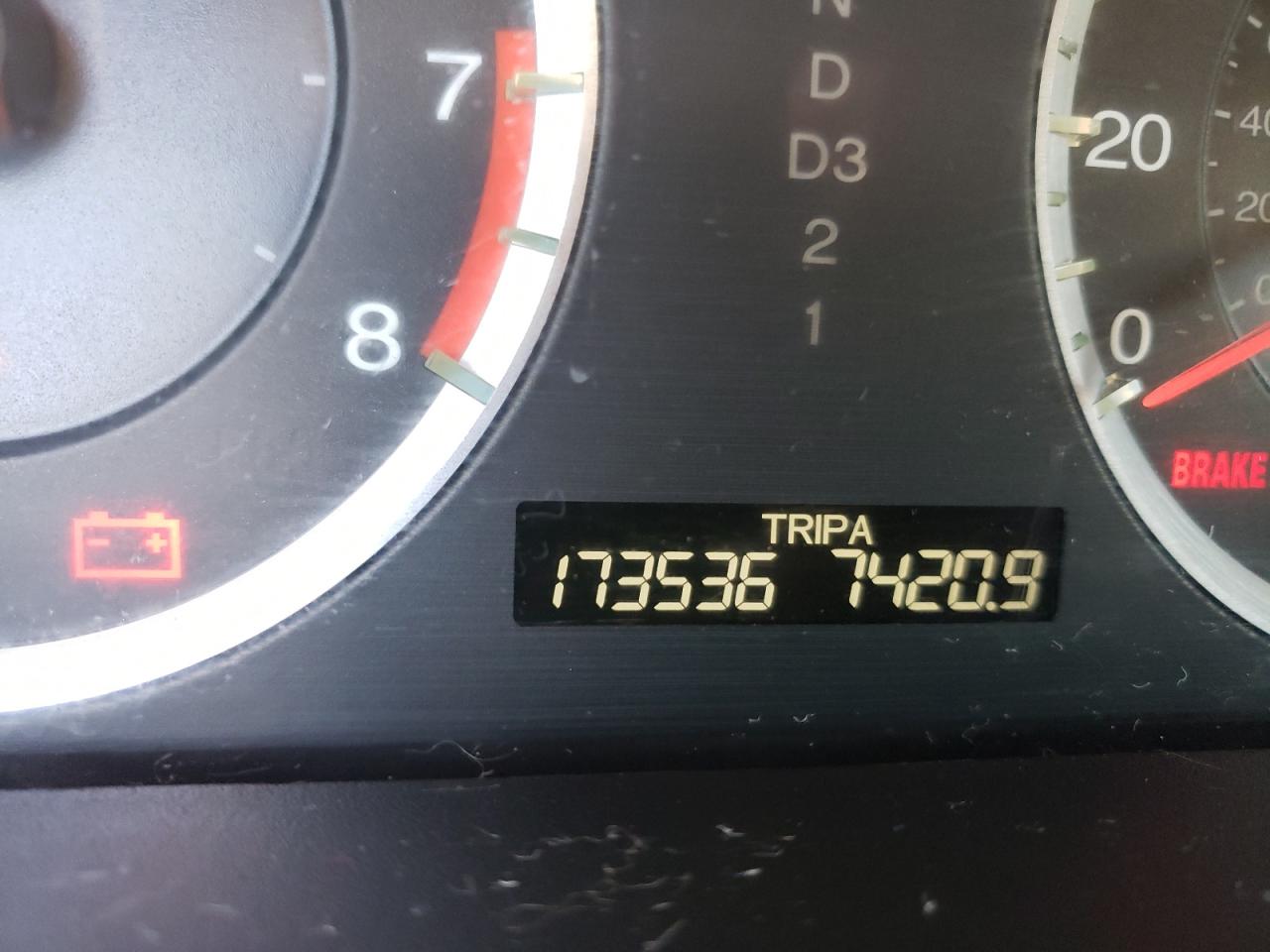 Photo 8 from auction – 2008 HONDA ACCORD EX with VIN 1HGCP36718A082679