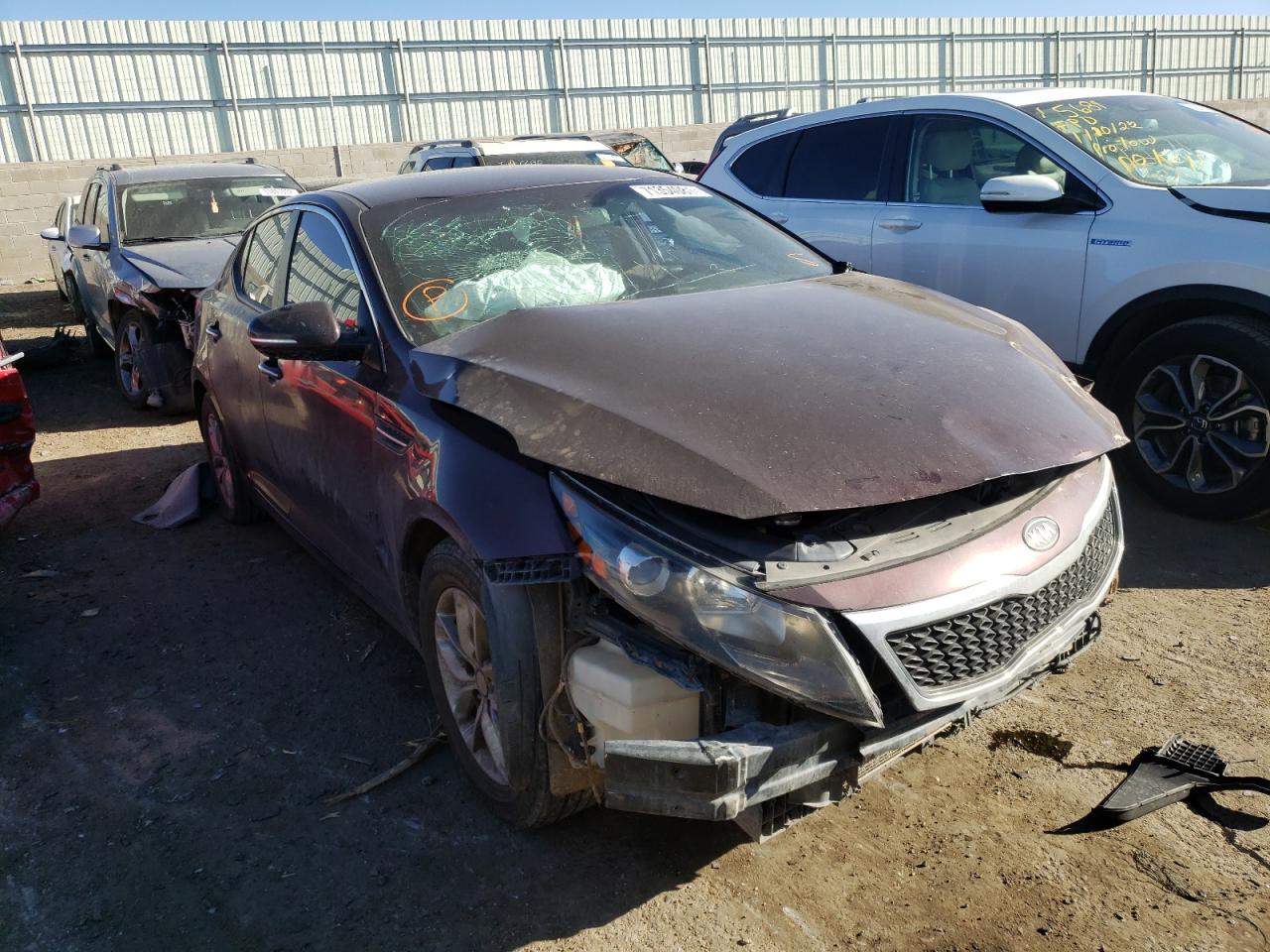 KIA OPTIMA LX 2012 with VIN 5XXGM4A76CG080445 - Photo from auction