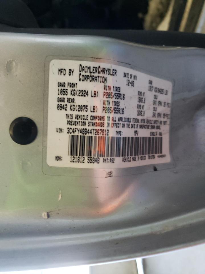 Photo 10 from auction – 2004 CHRYSLER PT CRUISER with VIN 3C4FY48B44T267912