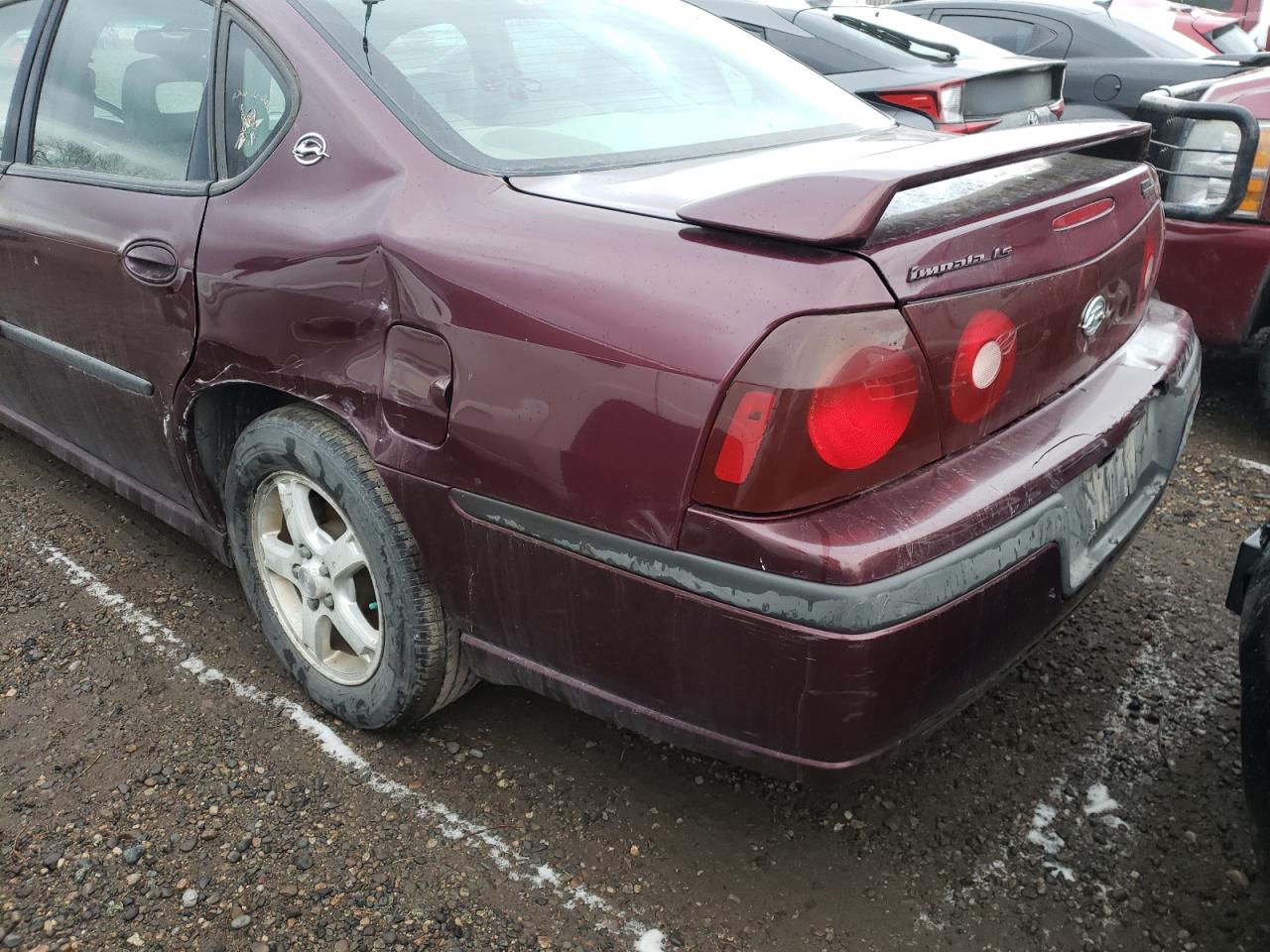 Photo 10 from auction – 2003 CHEVROLET IMPALA LS with VIN 2G1WH52K839128374