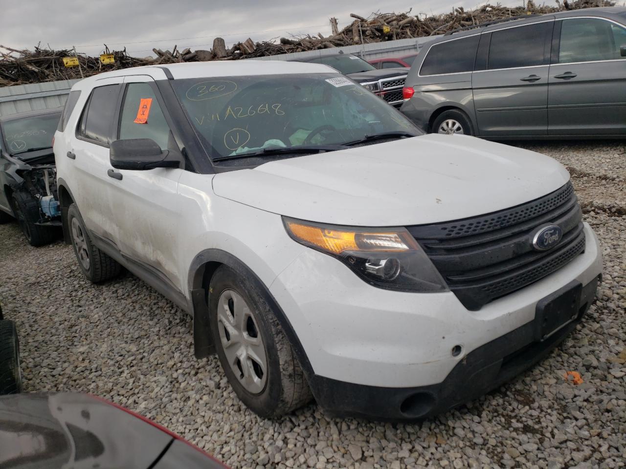 FORD EXPLORER P 2013 with VIN 1FM5K8AR0DGA26618 - Photo from auction