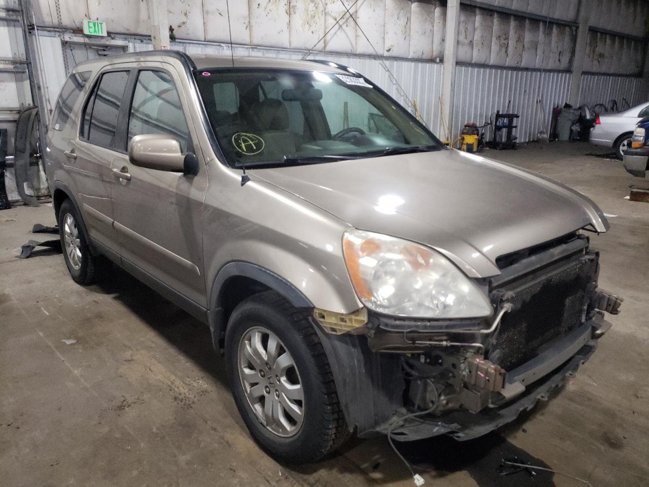 HONDA CR-V SE 2005 with VIN JHLRD789X5C050338 - Photo from auction