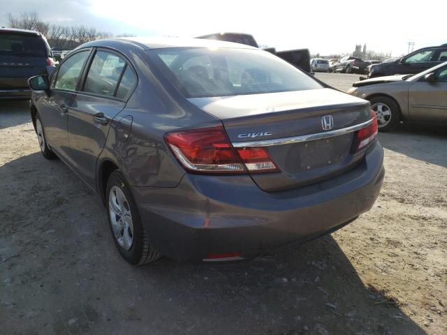 Photo 3 from auction – 2015 HONDA CIVIC LX with VIN 19XFB2F50FE028805