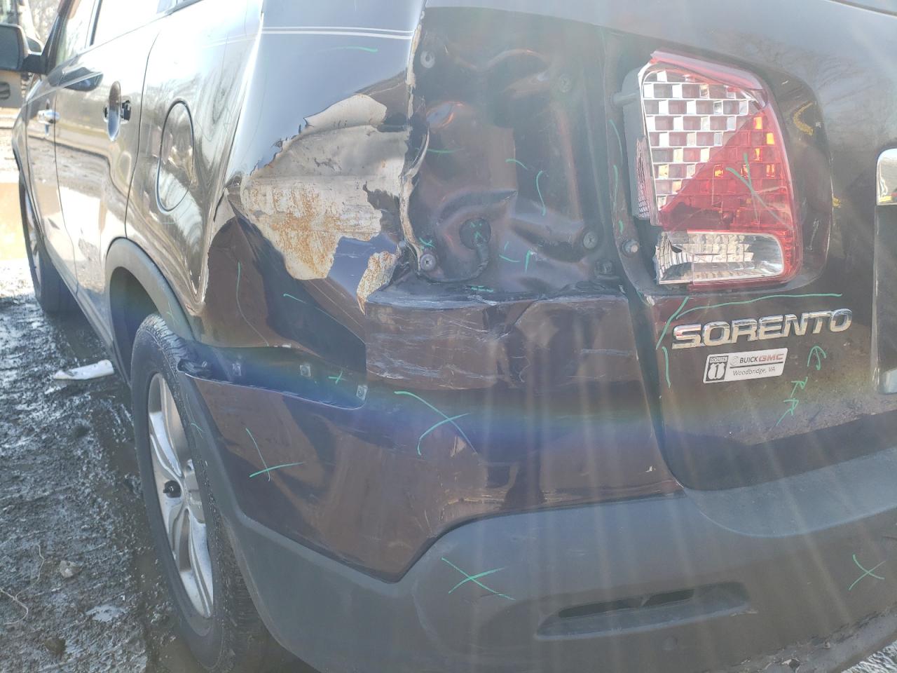 Photo 9 from auction – 2012 KIA SORENTO EX with VIN 5XYKU4A68CG263018