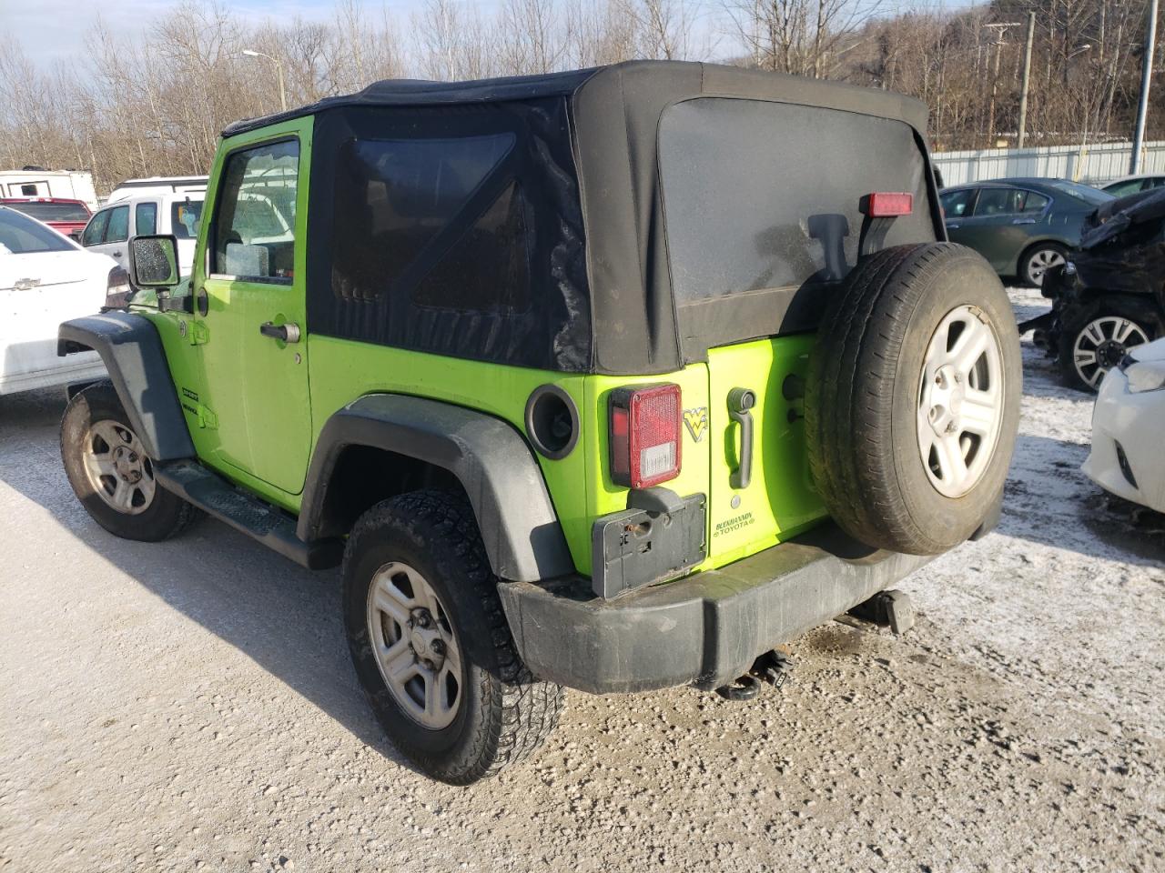 Photo 3 from auction – 2012 JEEP WRANGLER S with VIN 1C4AJWAG4CL280718