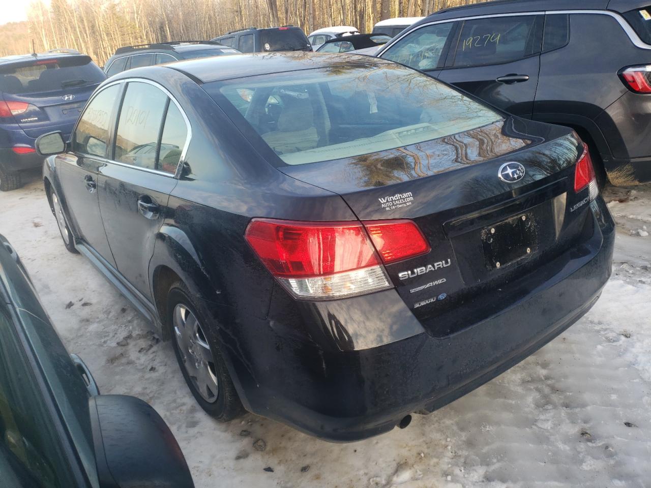 Photo 3 from auction – 2011 SUBARU LEGACY 2.5 with VIN 4S3BMAA64B1238887