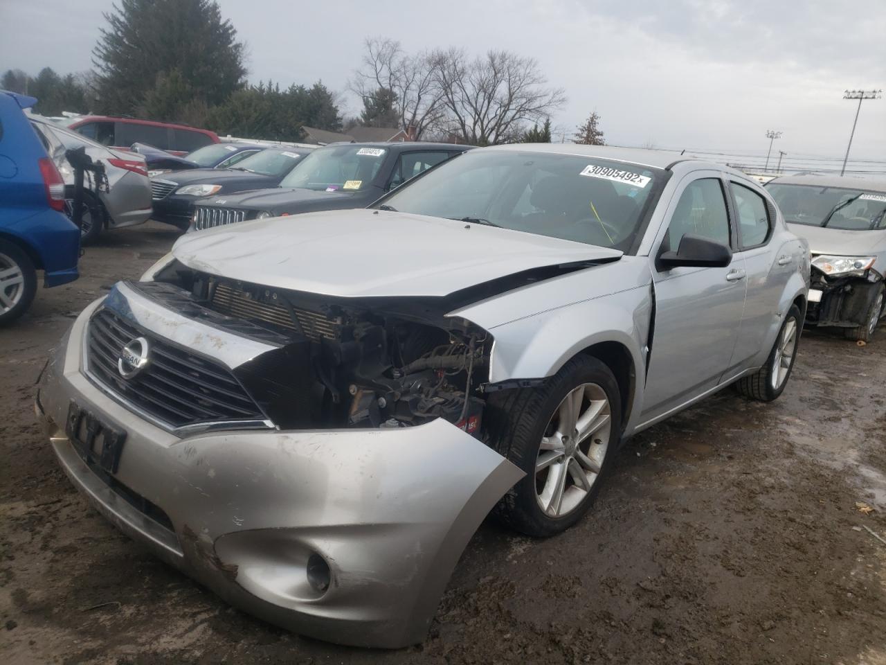 Photo 2 from auction – 2012 DODGE AVENGER SE with VIN 1C3CDZAB5CN141485