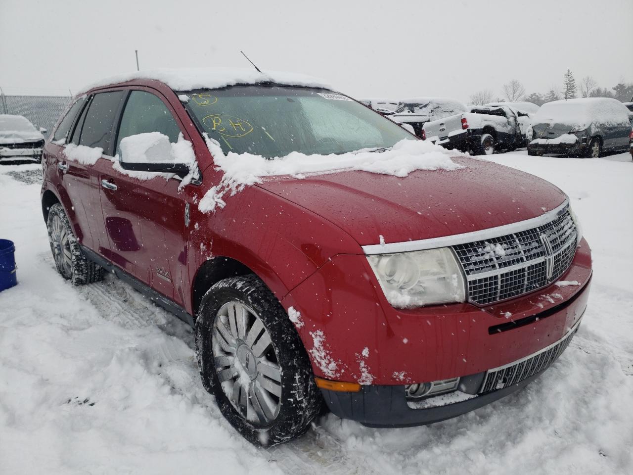 LINCOLN MKX 2008 with VIN 2LMDU88C48BJ08814 - Photo from auction