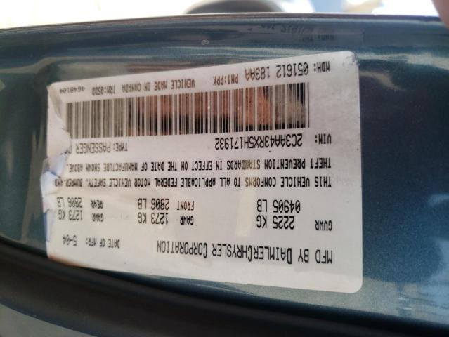 Photo 10 from auction – 2005 CHRYSLER 300 with VIN 2C3AA43RX5H171932