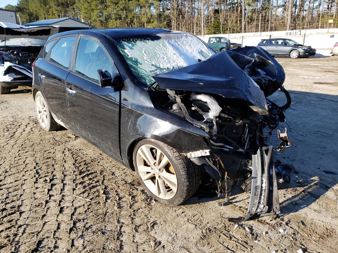 KIA FORTE SX 2011 with VIN KNAFW5A31B5357687 - Photo from auction