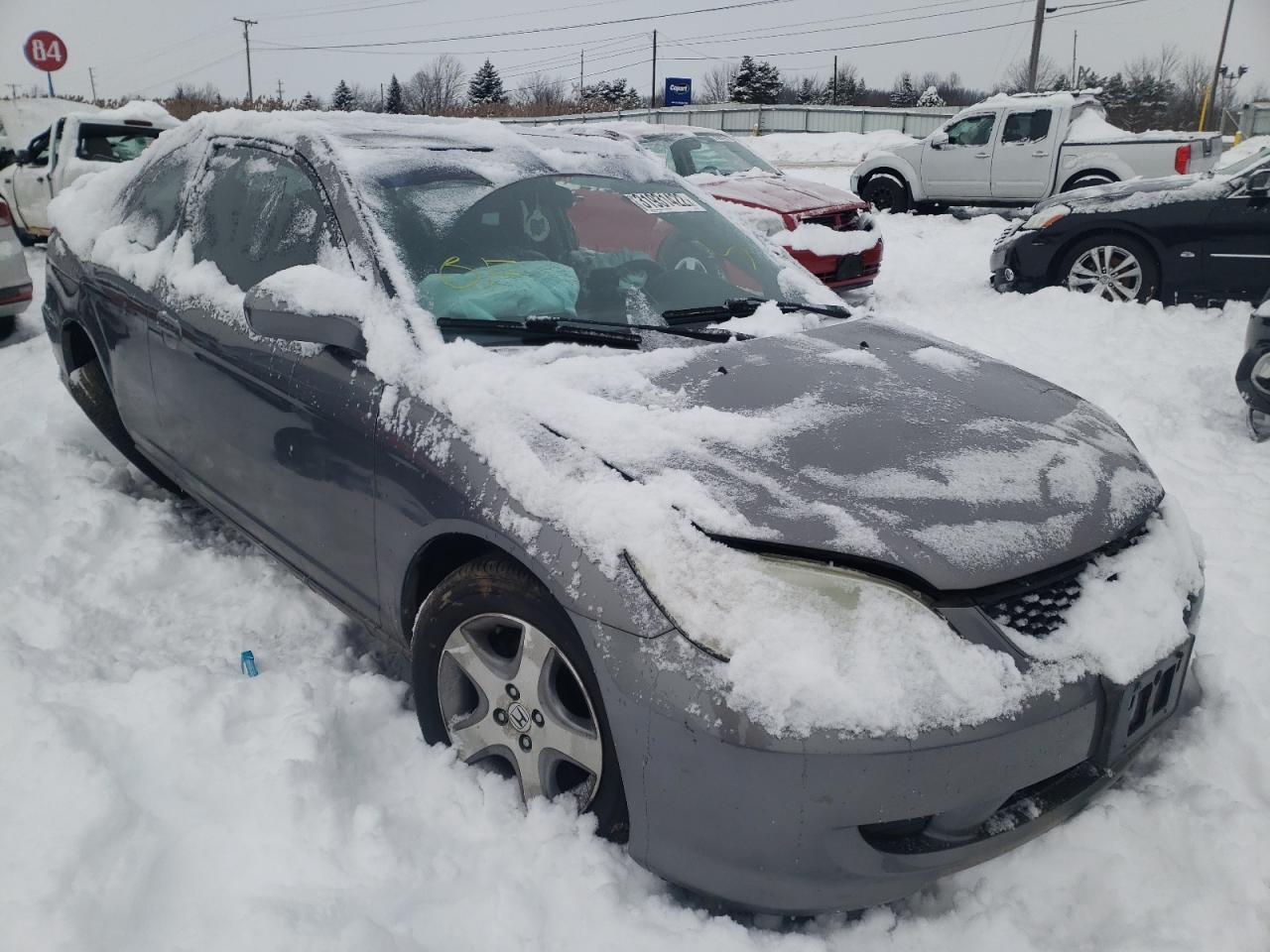 Photo 1 from auction – 2005 HONDA CIVIC EX with VIN 1HGEM22935L006335