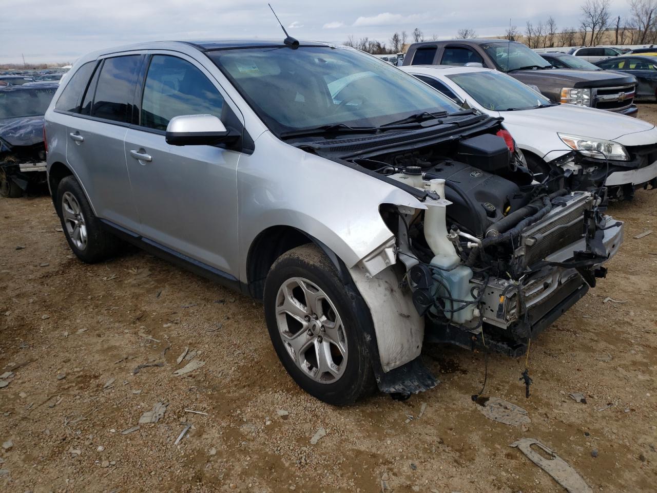 FORD EDGE SEL 2014 with VIN 2FMDK4JC1EBA13644 - Photo from auction