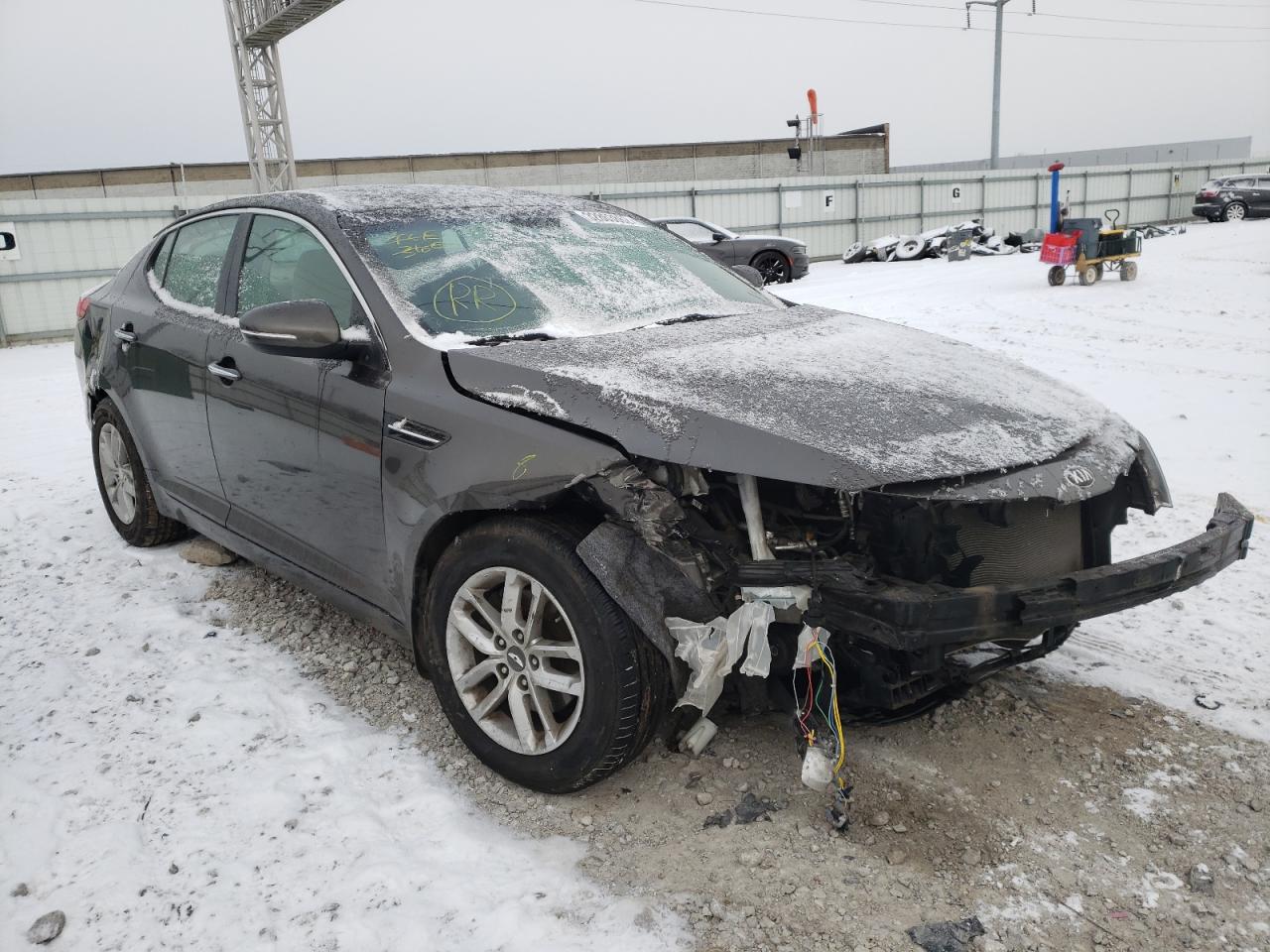 KIA OPTIMA LX 2013 with VIN 5XXGM4A77DG132926 - Photo from auction