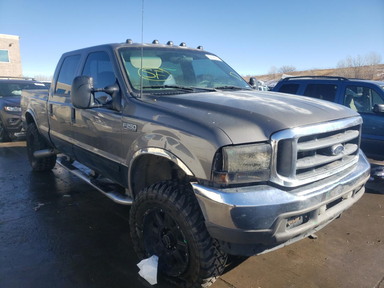 FORD F250 SUPER 2002 with VIN 1FTNW21F22EB49633 - Photo from auction