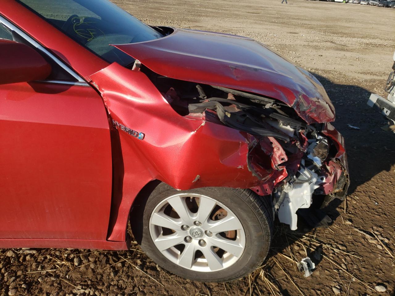 Photo 9 from auction – 2009 TOYOTA CAMRY with VIN 4T1BB46K89U081107