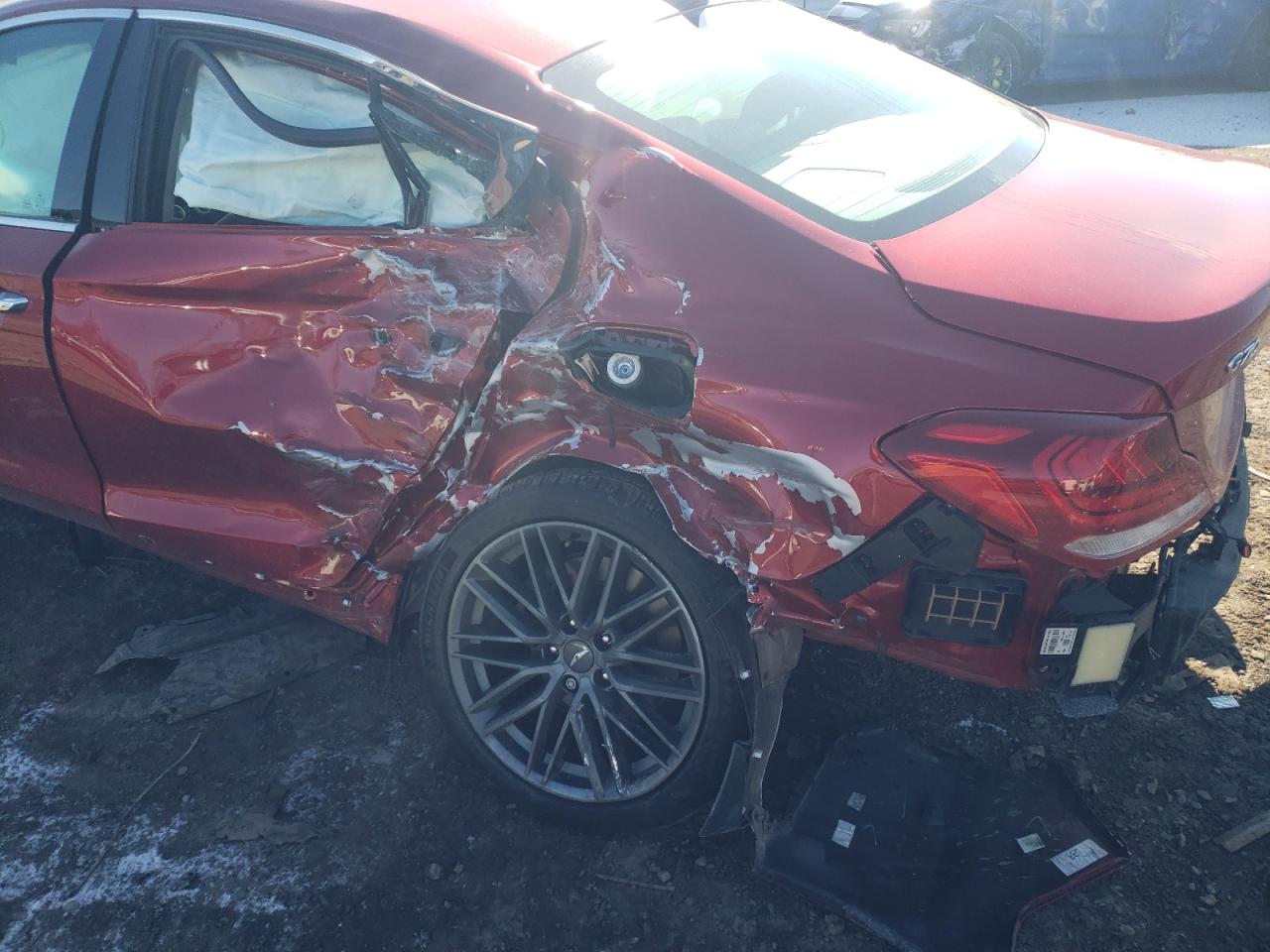 Photo 9 from auction – 2019 GENESIS G70 PRESTI with VIN KMTG44LAXKU033244