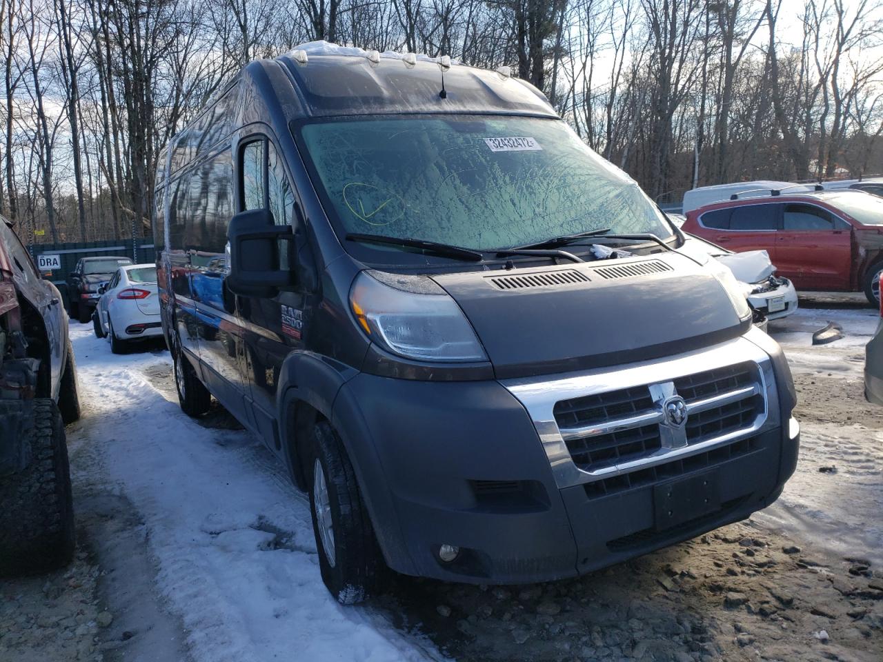 RAM PROMASTER 2018 with VIN 3C6TRVDG6JE129240 - Photo from auction