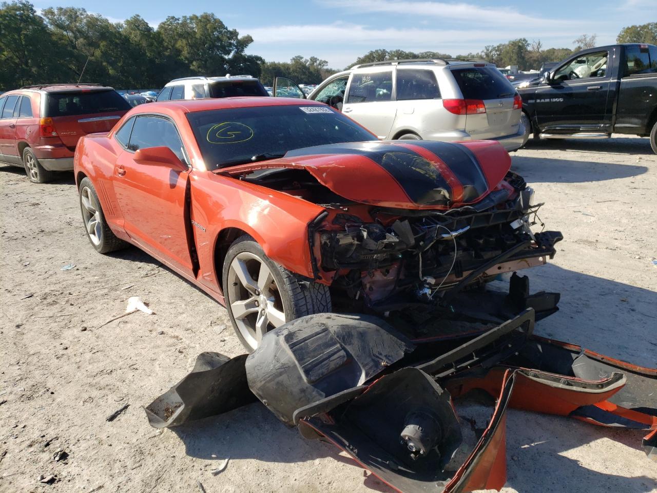 CHEVROLET CAMARO LT 2012 with VIN 2G1FB1E36C9115301 - Photo from auction