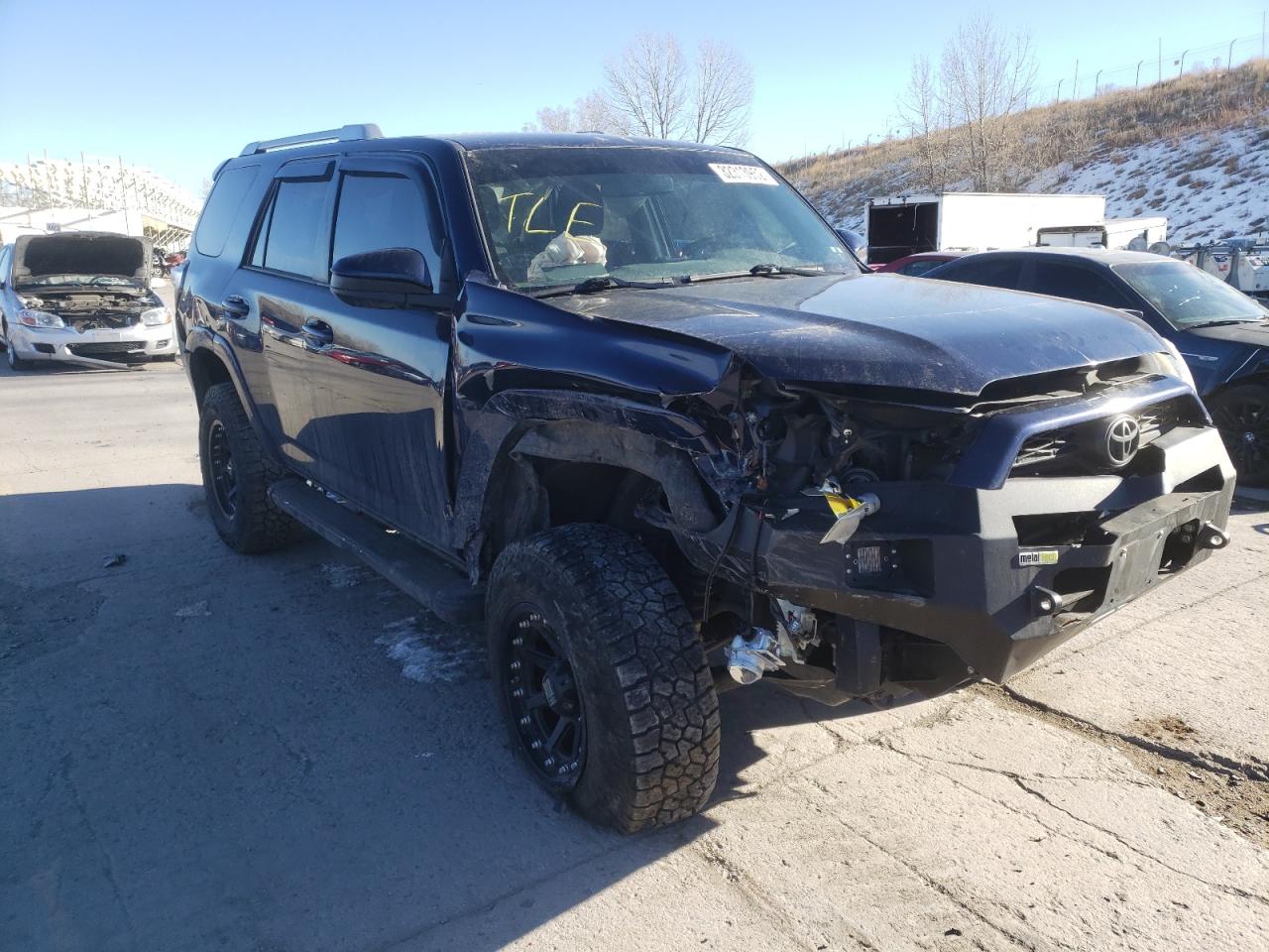 TOYOTA 4RUNNER SR 2014 with VIN JTEBU5JR0E5166306 - Photo from auction