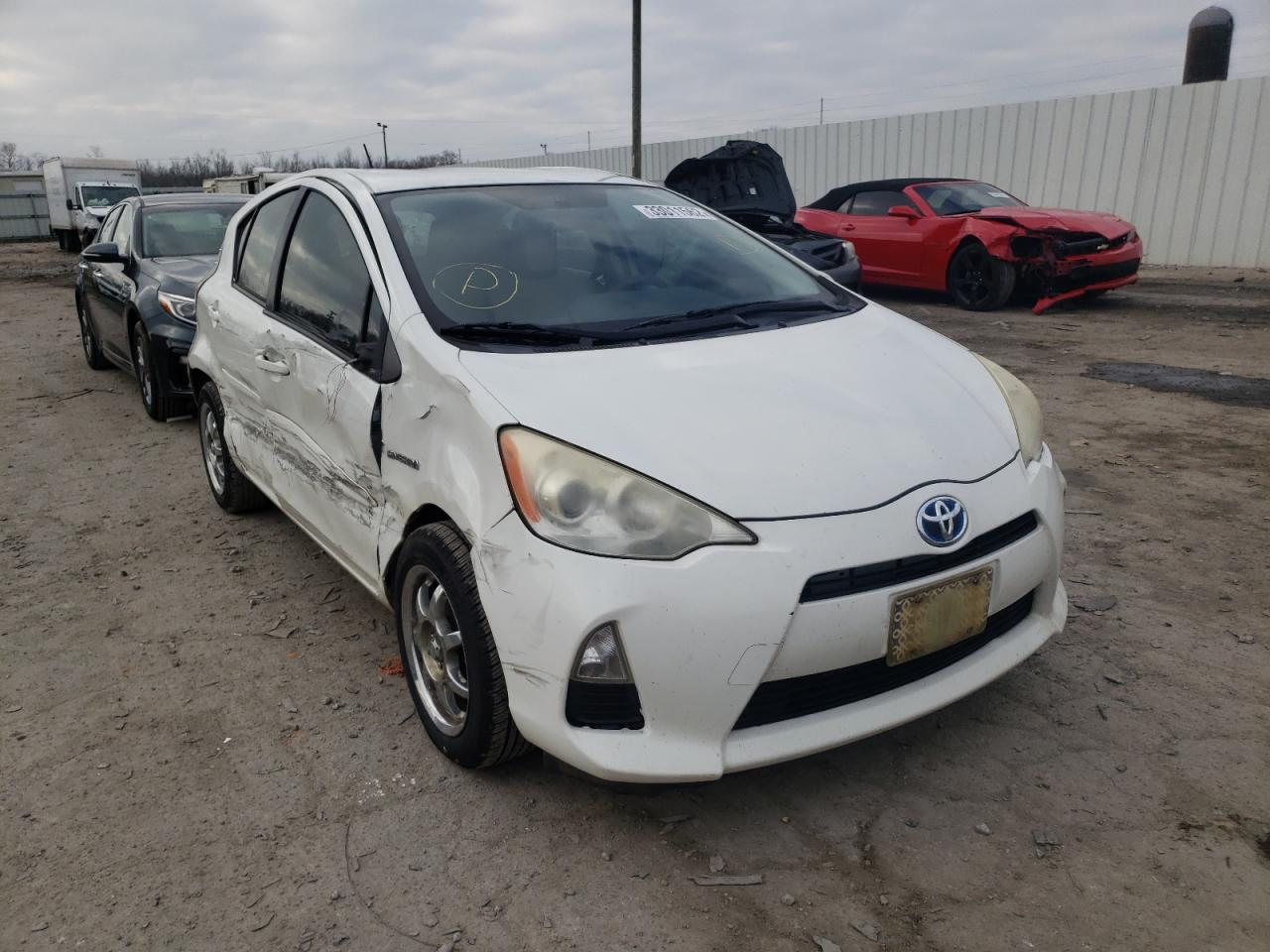 TOYOTA PRIUS C 2012 with VIN JTDKDTB34C1506029 - Photo from auction