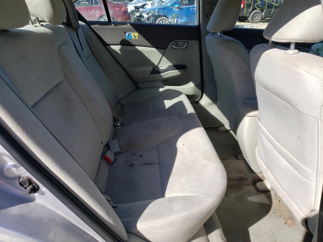 Photo 6 from auction – 2012 HONDA CIVIC LX with VIN 19XFB2F5XCE091339