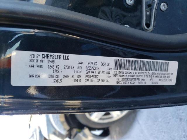 Photo 10 from auction – 2009 DODGE JOURNEY SX with VIN 3D4GG57V99T581784