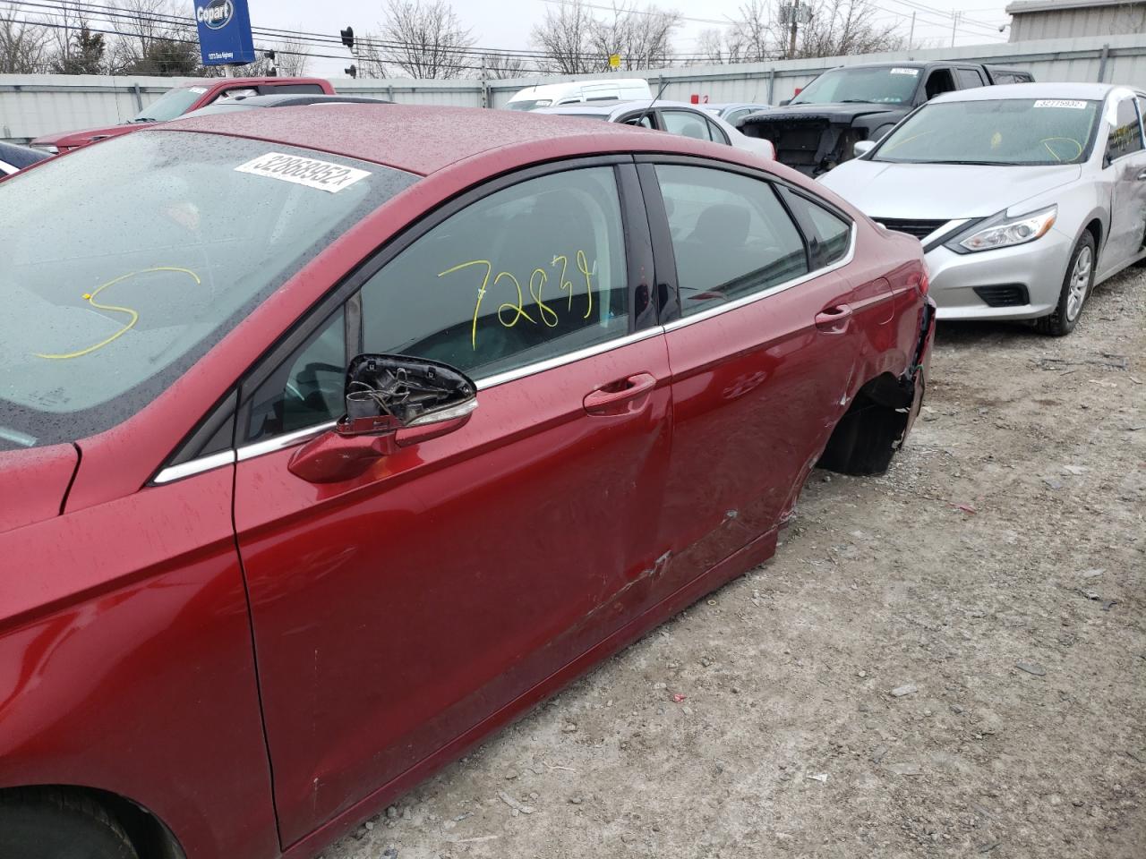 Photo 9 from auction – 2013 FORD FUSION SE with VIN 3FA6P0H74DR123948