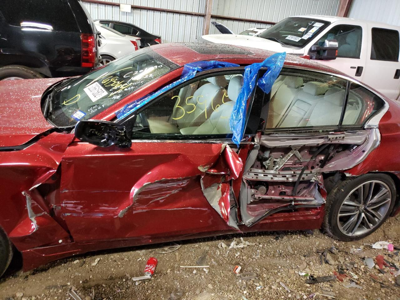 Photo 9 from auction – 2014 INFINITI Q50 BASE with VIN JN1BV7AP1EM693064